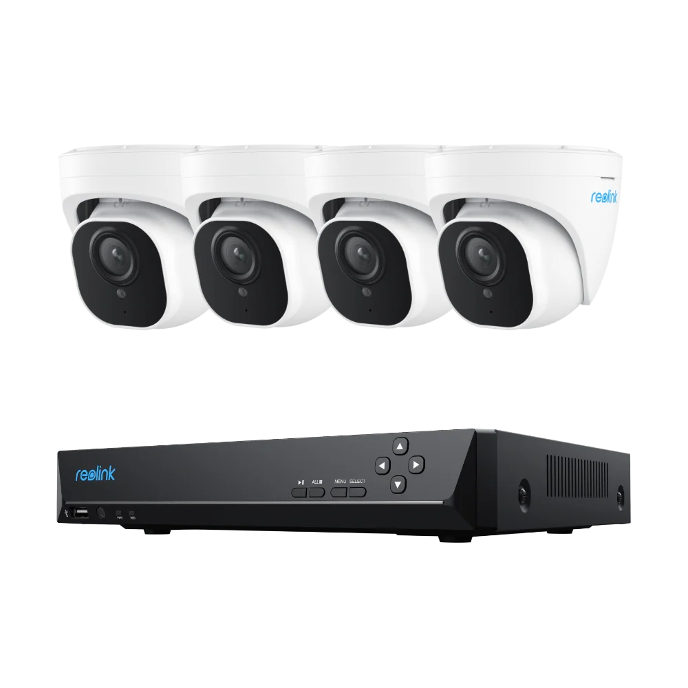 Reolink 4 Camera Set Security System (8CH 4K NVR Security System)