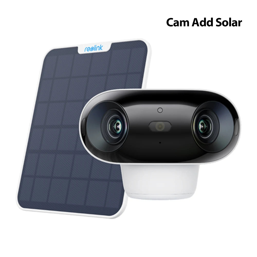 Reolink 4K Solar/Battery Wireless Camera with 180° ColorX Night Vision