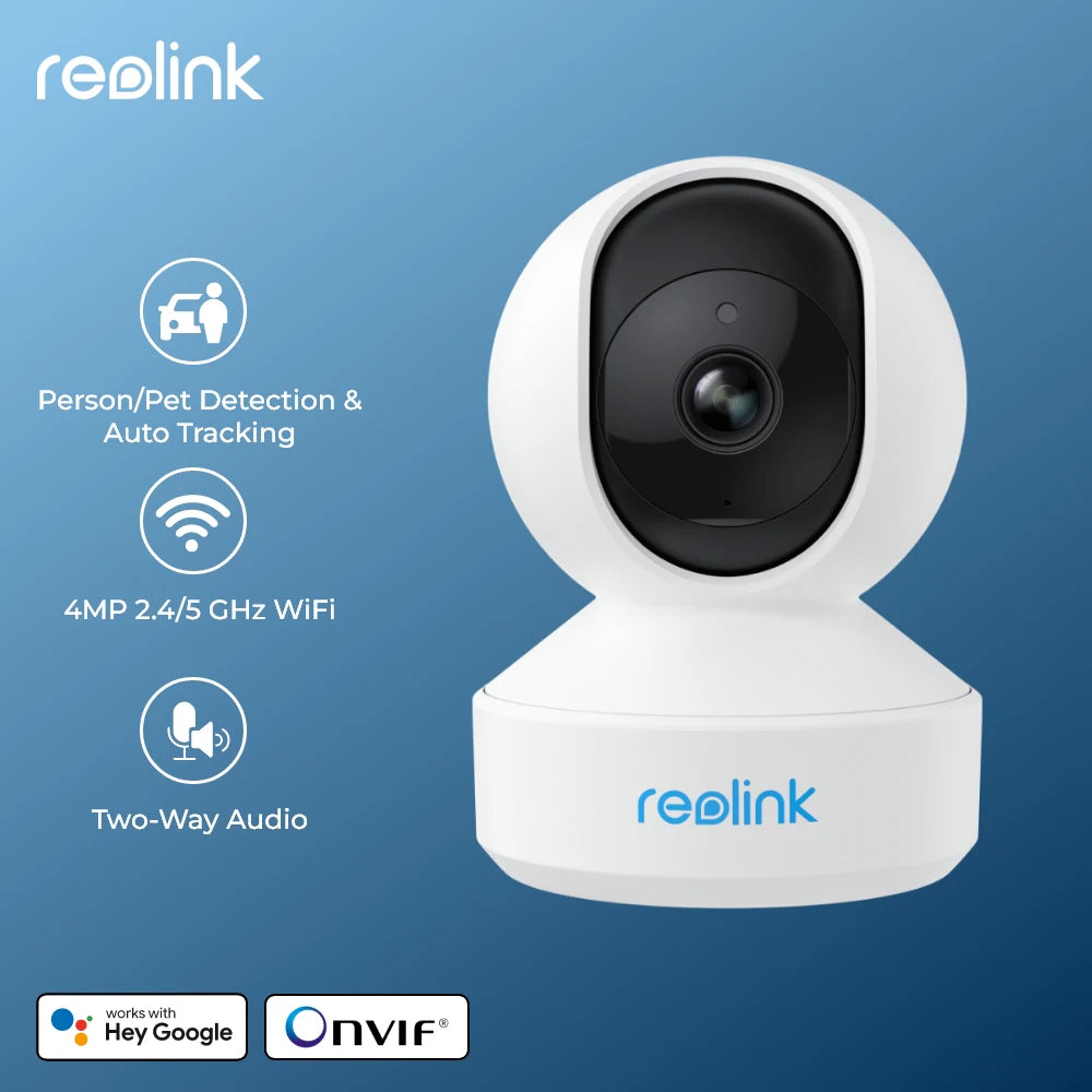 Reolink E1 Series 2K Indoor WiFi Camera with Pan/Tilt