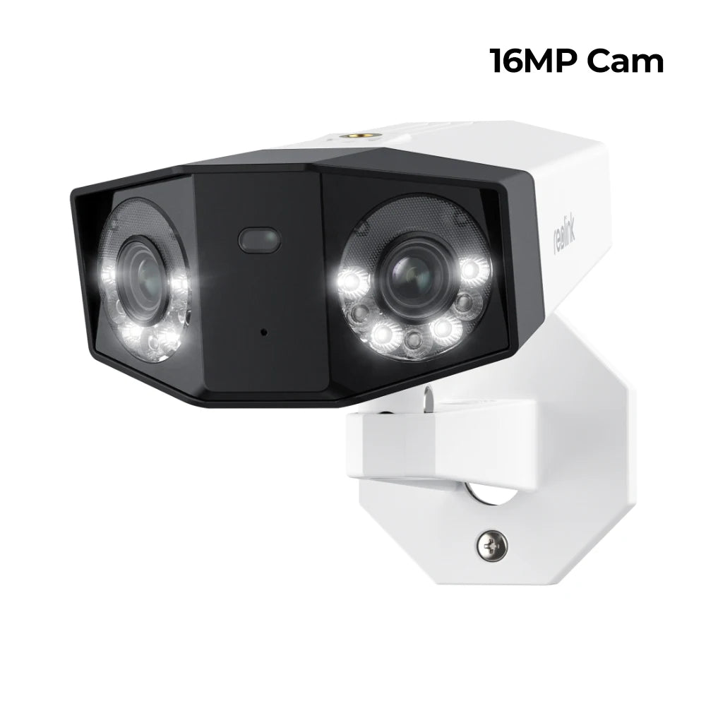 Reolink 4K UHD Dual-Lens 16MP PoE Camera with 180° Panoramic View (Duo 3 Series)