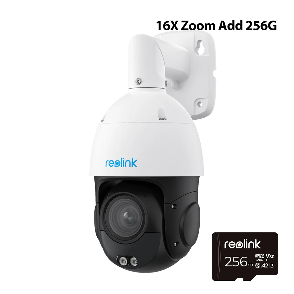 Reolink 4K 8MP PoE Dome Camera (5X Zoom, Pan/Tilt, Auto Tracking)