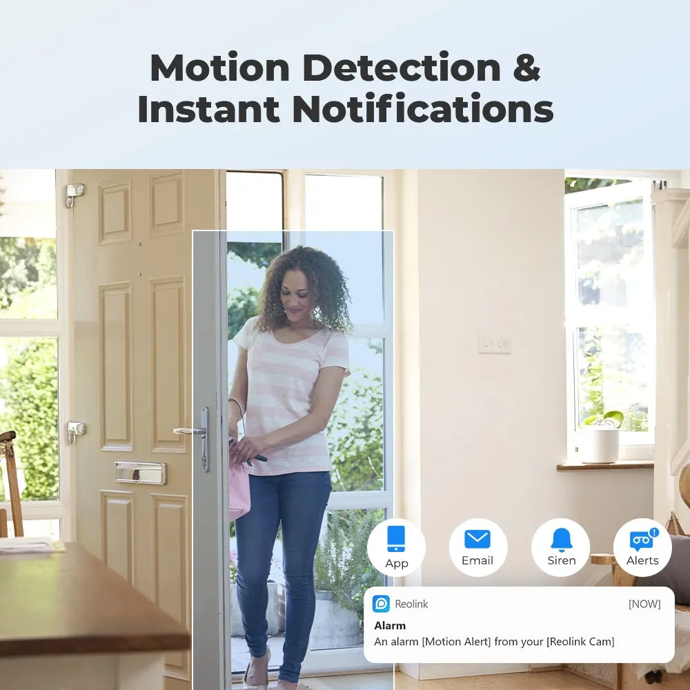Reolink E1 Series 2K Indoor WiFi Camera with Pan/Tilt