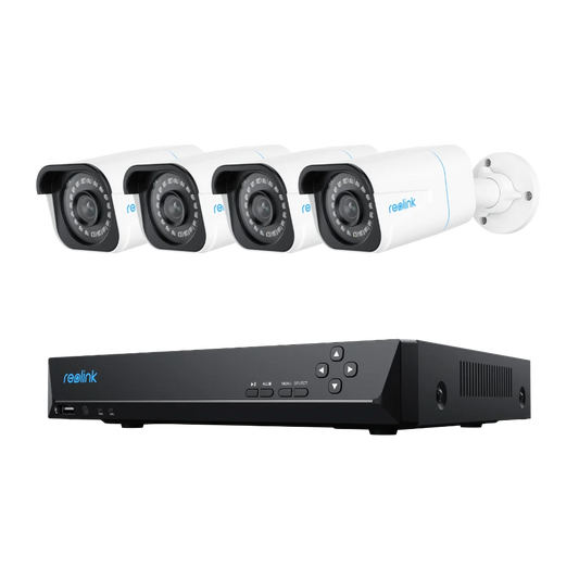 Reolink 4 Camera Set Security System (8CH 4K NVR Security System)