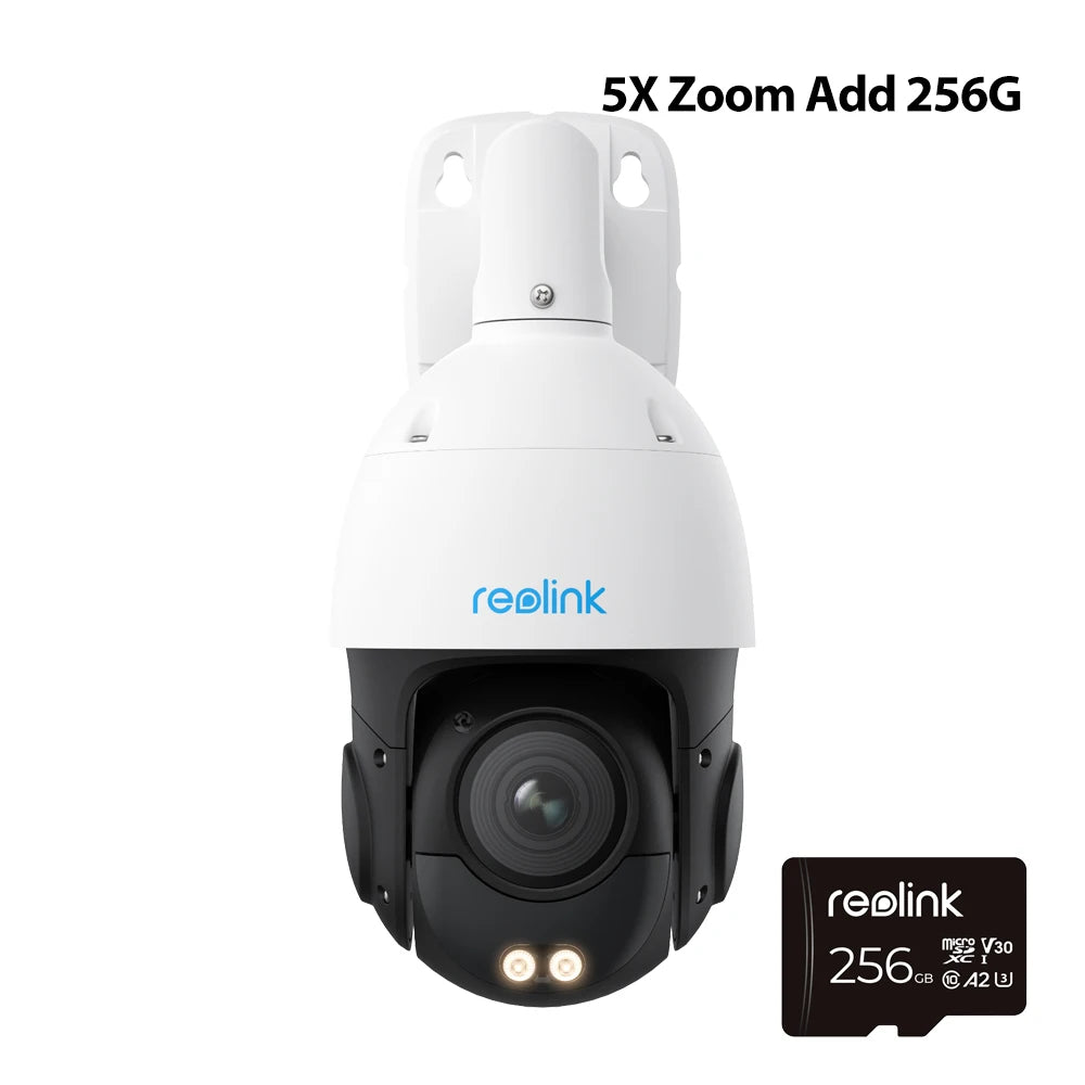 Reolink 4K 8MP PoE Dome Camera (5X Zoom, Pan/Tilt, Auto Tracking)